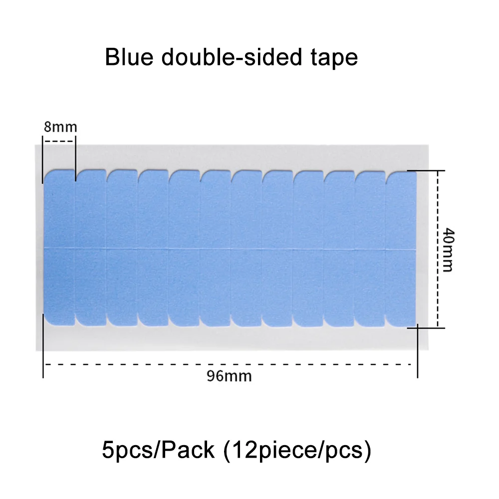 Enkelzijdige Tape & Dubbelzijdig Plakband Voorgesneden 5 Stks/pak Voor Tape In Haarverlenging Vervanging Waterdichte Tape