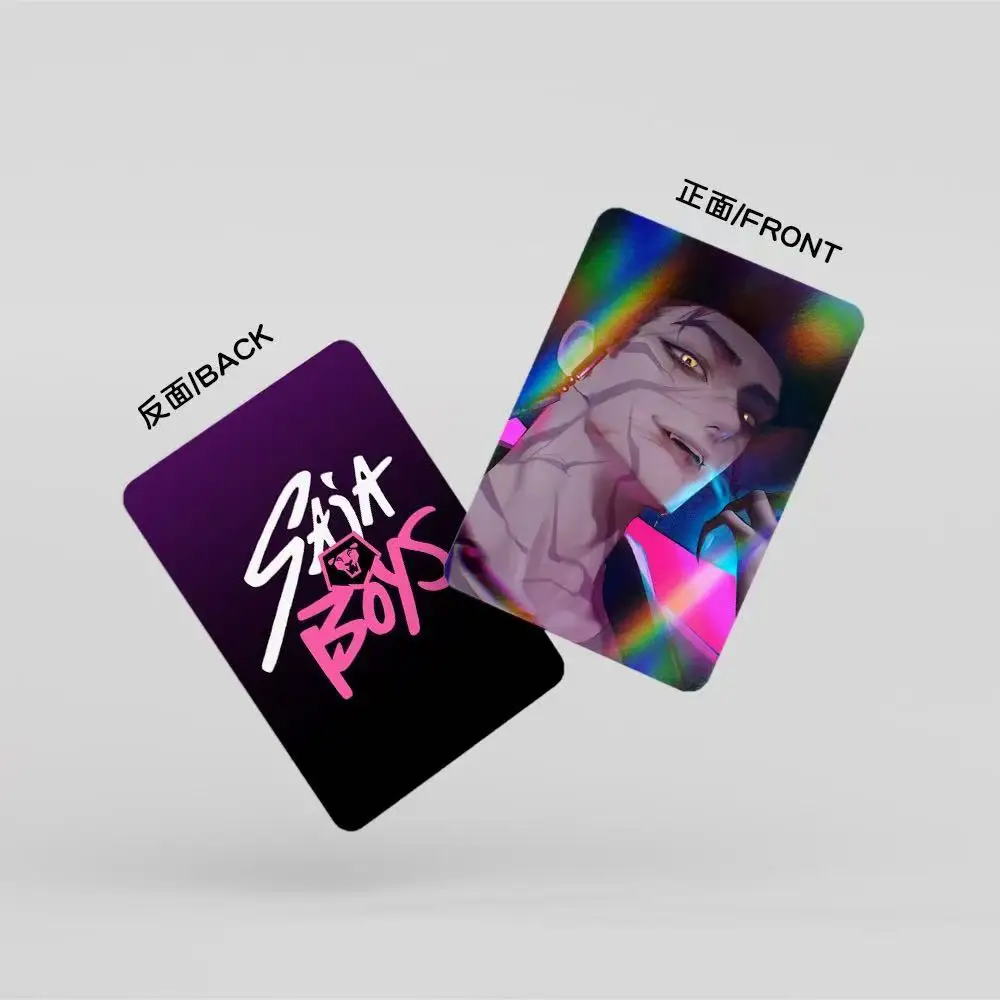 30st K-POP Demon Hunters Saja Boys holografische LOMO-kaarten Anime Colle Set - dubbelzijdige laser HD-fotokaarten met stickers