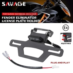 Uchwyt tablicy rejestracyjnej LED Light dla SUZUKI GSX1300R HAYABUSA 2008-2024 GSX akcesoria motocyklowe ogon Tidy Fender Eliminator