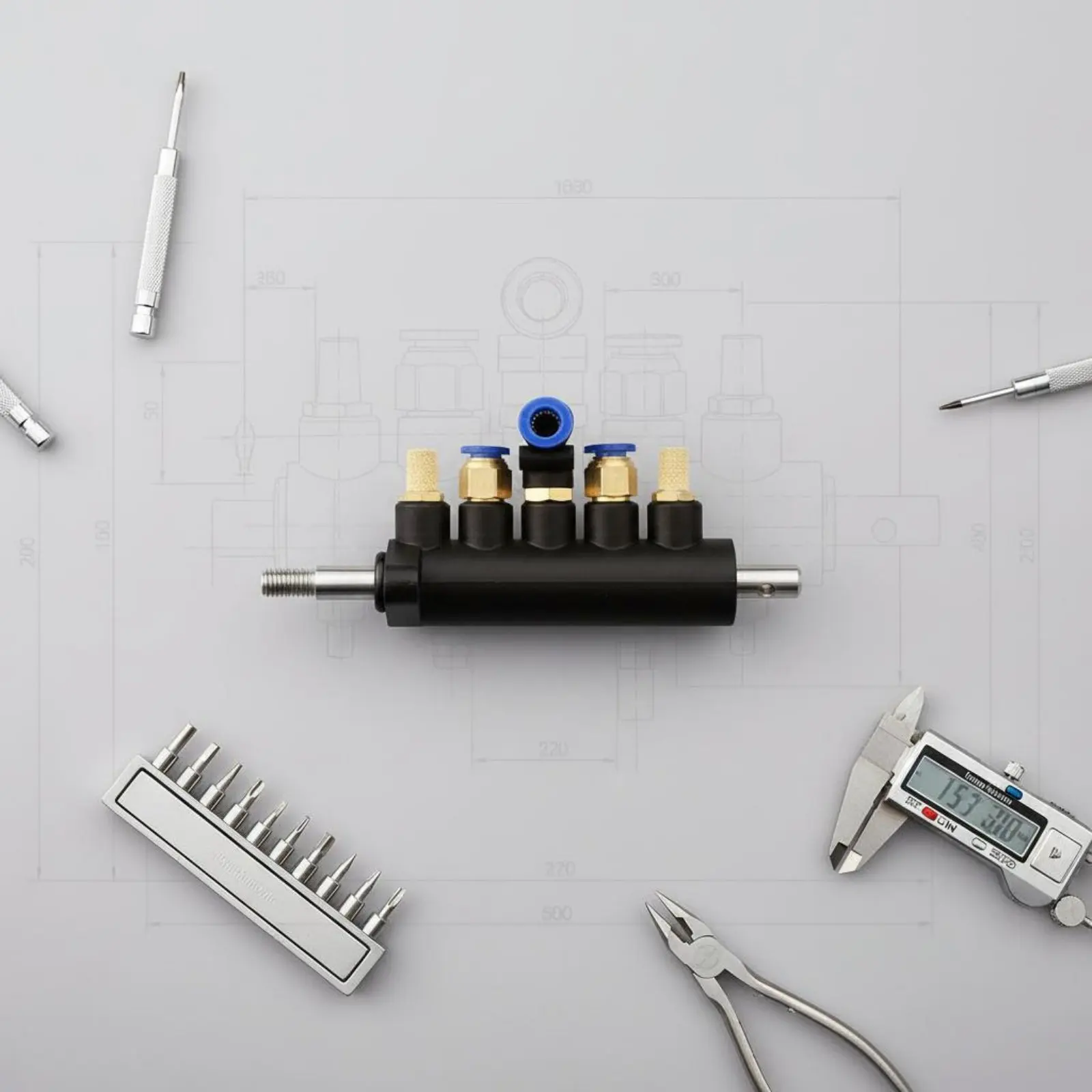 

Пневматический пятипозиционный механизм управления из высокопрочного сплава для шиномонтажного станка, пневматический инструмент для автосервиса