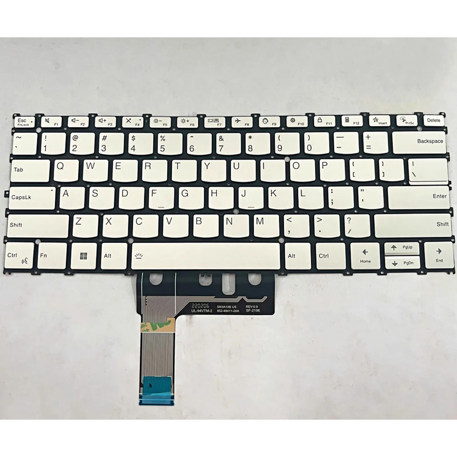 

Американская раскладка для Lenovo Yoga Slim 9 14IAP7 82T0 PT4UXB SN21F30316, клавиатура с подсветкой для ноутбука, золото