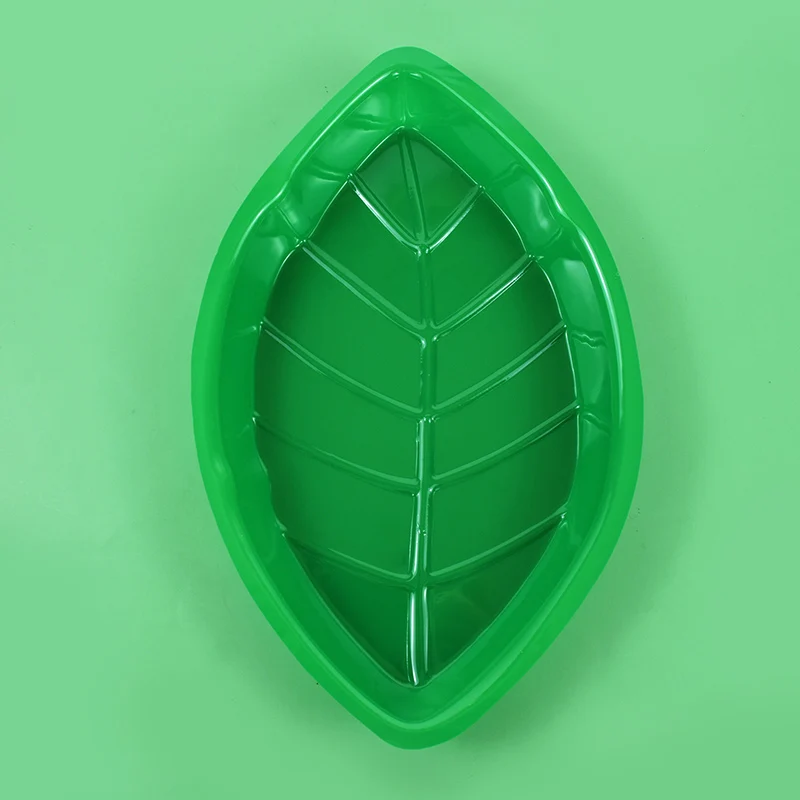 2/4/6 stücke grüne Palm blatt platte Popcorn Süßigkeiten Kekse Essen Tablett Platte für Hawaii Sommer Luau Geburtstag Hochzeits feier Dekorationen – Detail 12