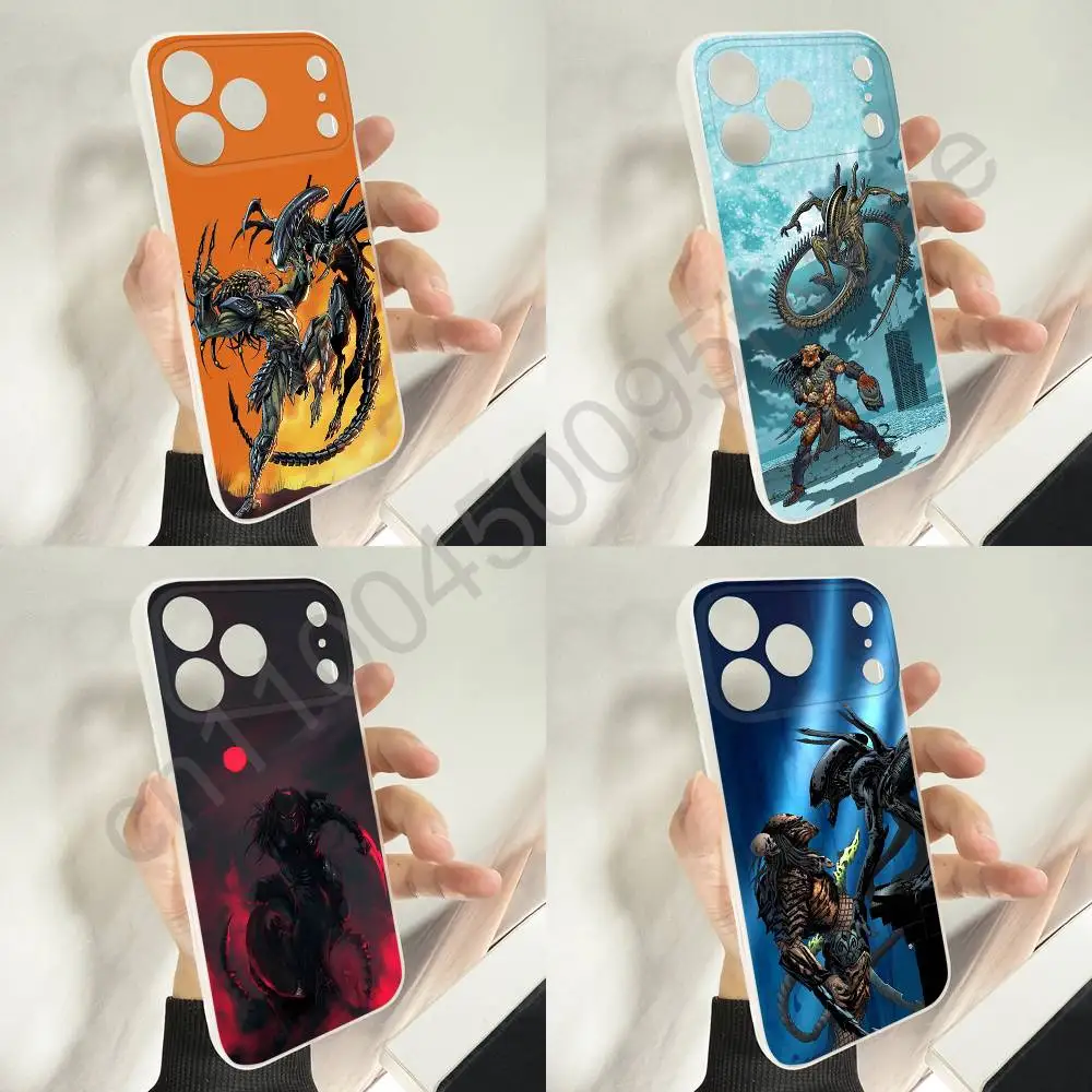 

A-Alien X-Xenomorph P-Predator Phone Case For iPhone 11,16,15,14,13,17,12,Plus,E,Air,Mini,Pro,Max Magnetic Magsafe Soft Cover
