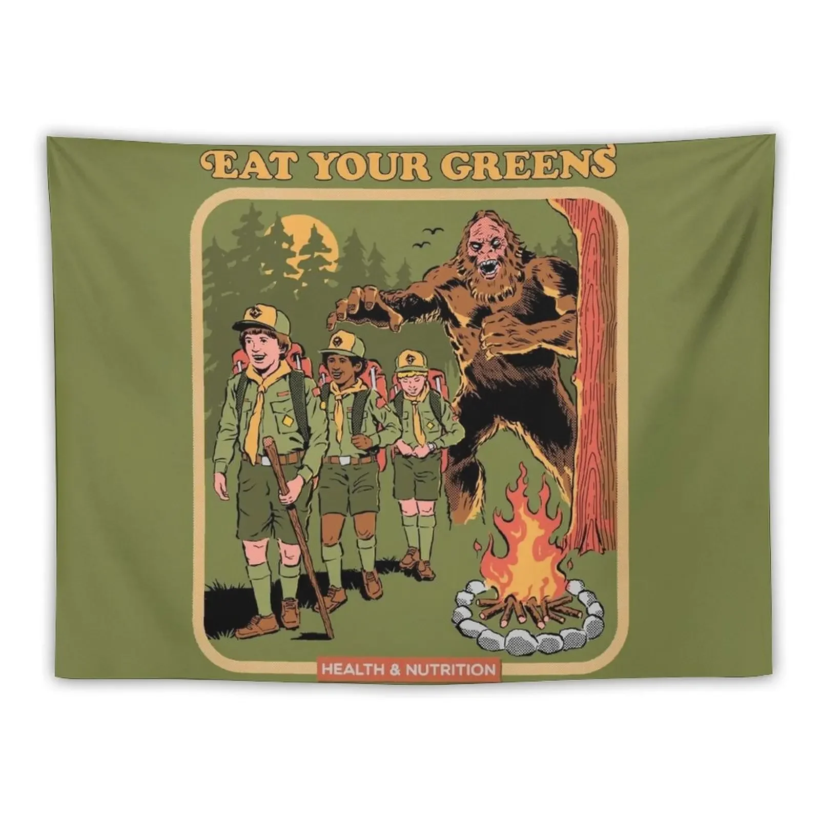 

Eat Your Greens Tapestry Luxury Living Room Decoration Room Decoration Korean Style Tapete For The Wall Tapestry