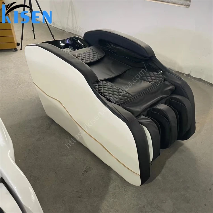 Hot Sale Beauty Salon Stainless Steel and PU Massage Shampoo Chair Hairdressing Bed with White or Black Basin for Spa Use - Image 6