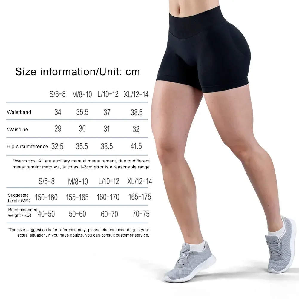 Seamless Yoga Shorts High Elastic Fitness Running Yoga Pants Soft Womens Workout Tights Gym Wear Cropped Sports Tights ﻿ image 6