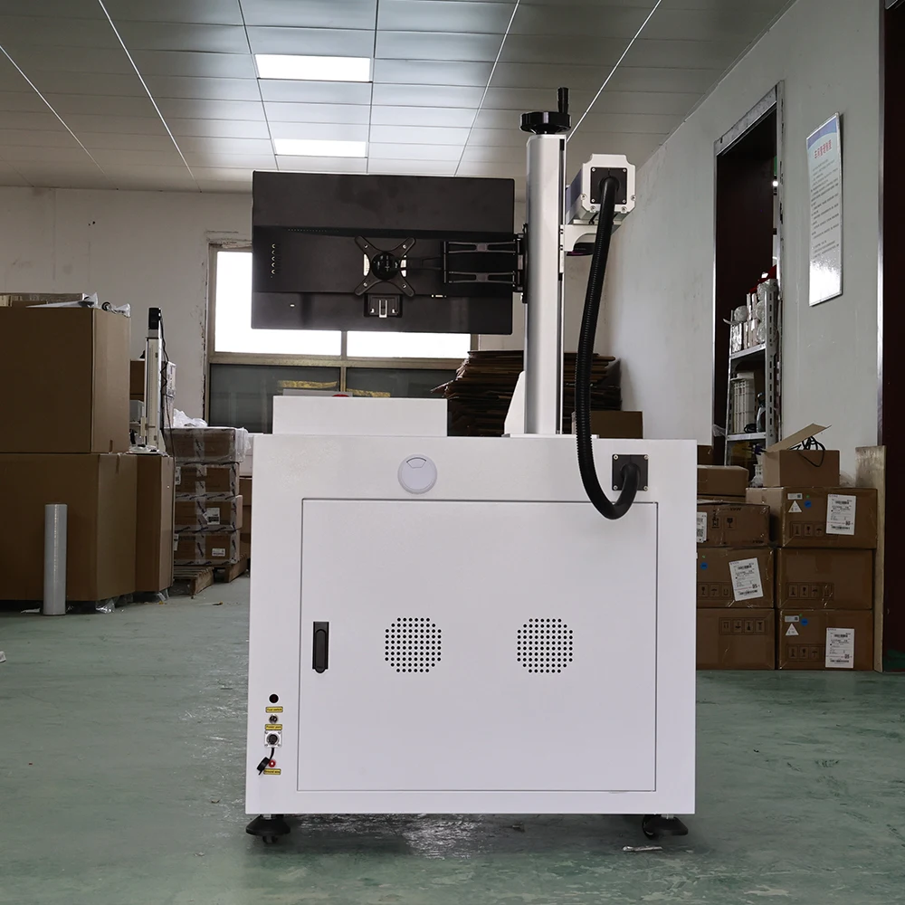 Standing Cabinet Type Fiber Laser Machine Max Fiber Laser Marking Machine Price