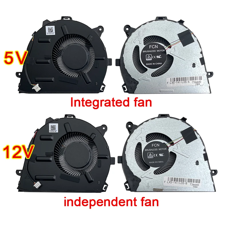 NEW CPU Cooling Fan For Lenovo IdeaPad 5-14IIL05 Xiaoxin AIR-14ARE 14IIL 14ITL 2020 2021 DFS2009129G0T FM9M DC12V DFS2001059FOT