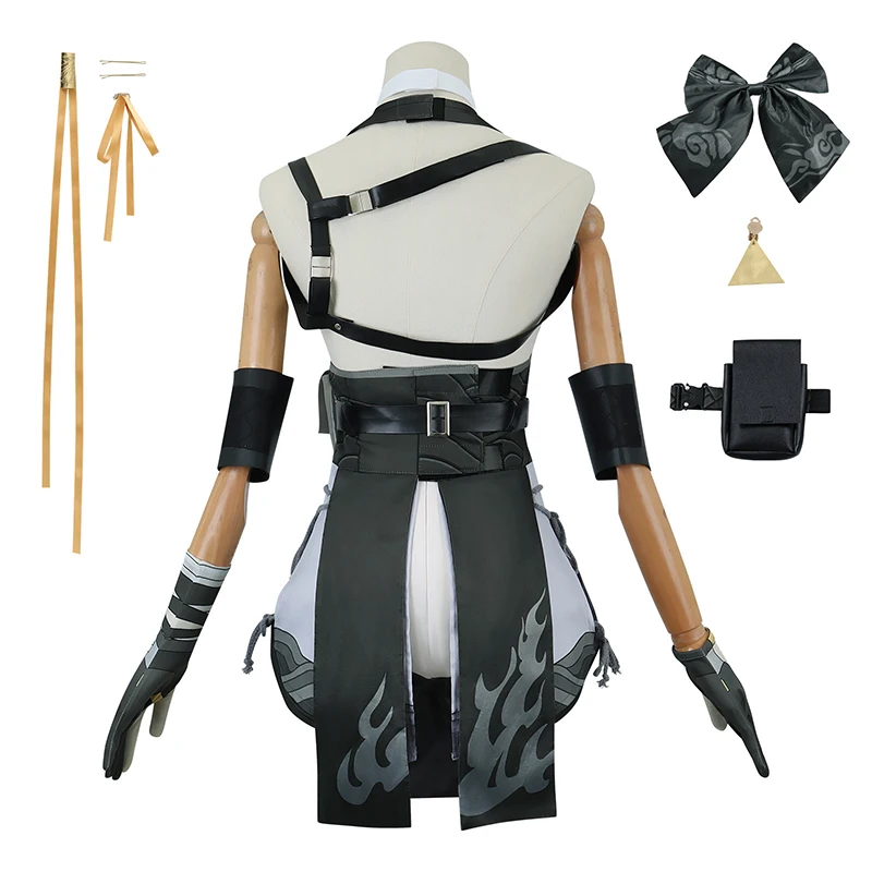 Female Rover Cosplay Wuthering Waves Cosplay Costume Wig Women Dress Halloween Carnival Party Role Playing Clothing Outfits view 3