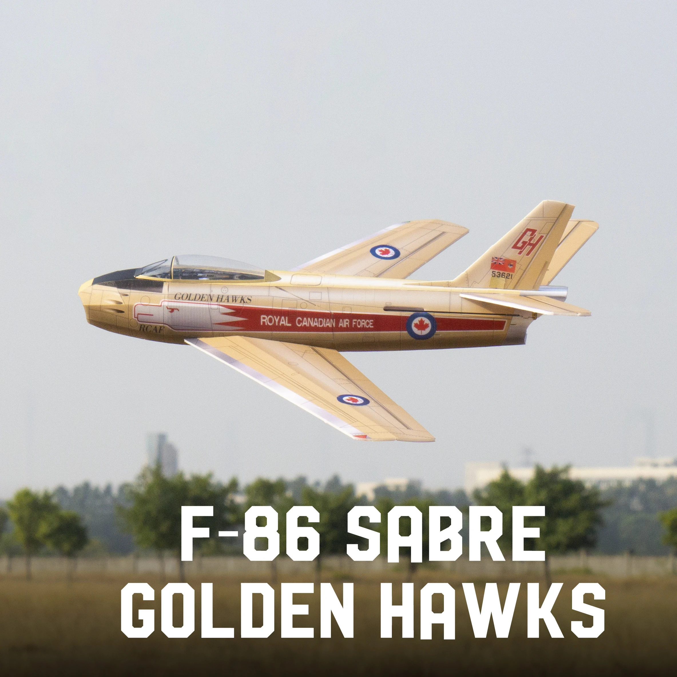 

Mini F-86 Sabre 380mm wingspan 3 channel fixed wing 30mm EDF RC Aircraft Outdoor Toy Children's gift