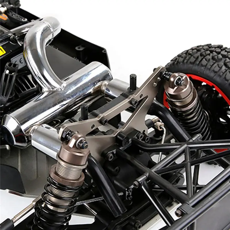 ABTI-RC Car Double Mute Pipe Exhaust Pipe For 1/5 Losi 5Ive T Rovan LT 29CC 30.5CC 32CC 36CC 45CC Engine Rc Car Update