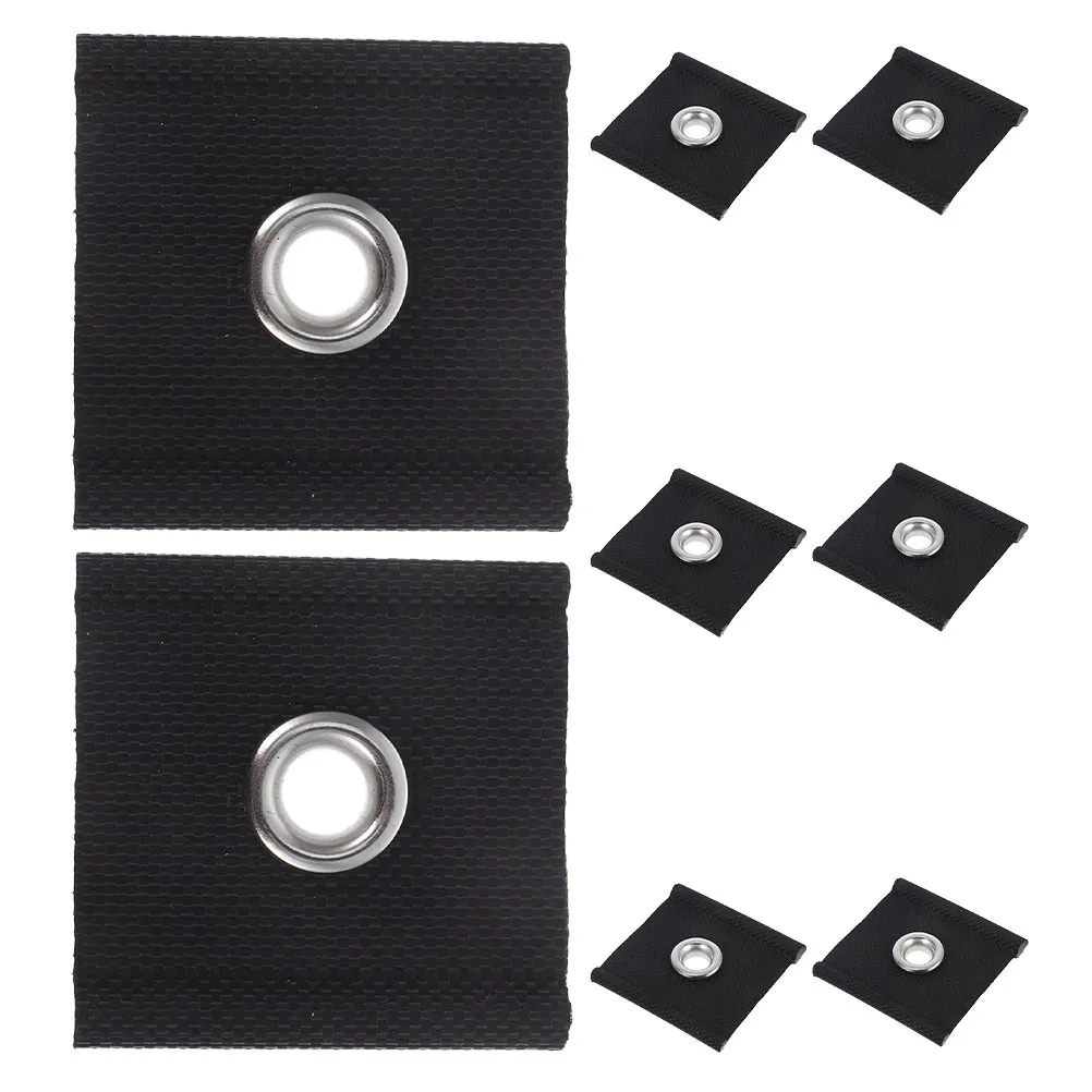 8Pcs Portable Rv Awning Rail Eyelets For Awning Outdoor Shade Canopy PVC Coated Fabric Strong