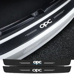 Car Door Threshold Sticker Rear Trunk Decals Protect Film for Opel OPC Line Astra H G J K F Zafira A Corsa B C D Mokkav Insignia