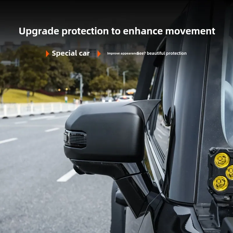 لشيري Jetour T2 سيارة عكس مرآة قذيفة ملصق Jetour T2 ABS الرؤية الخلفية غطاء مرآة جانبية اكسسوارات الديكور