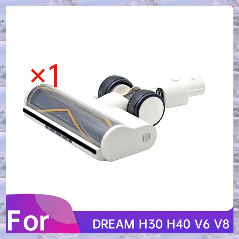 

2025-насадка для щетки для пола для DREAM H30 H40 V6 V8, аксессуары для пылесоса, электрическая щетка для пола с зеленым светодиодом содержит