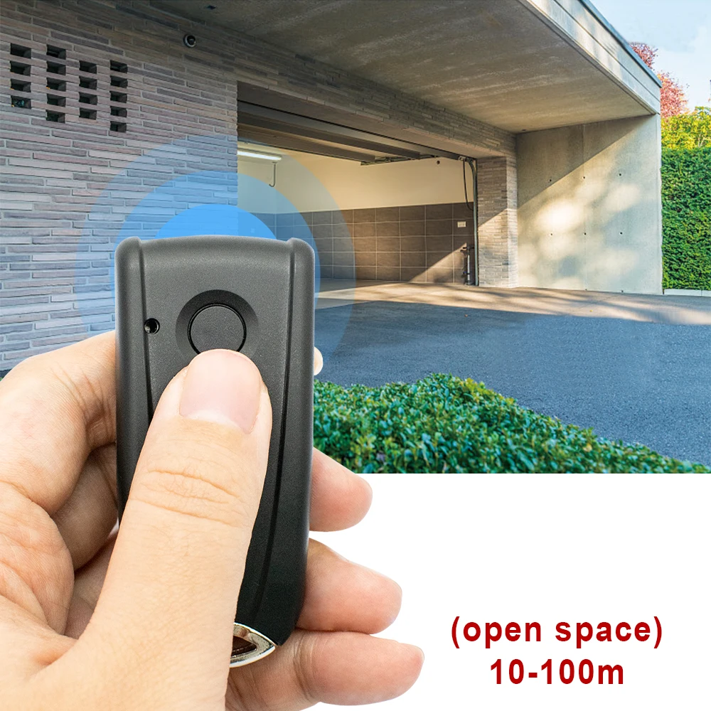 

100% Compatible Hormann ECOSTAR RSC2 RSE2 433MHz Rolling Code Garage Remote Control Gate Door Opener With Battery
