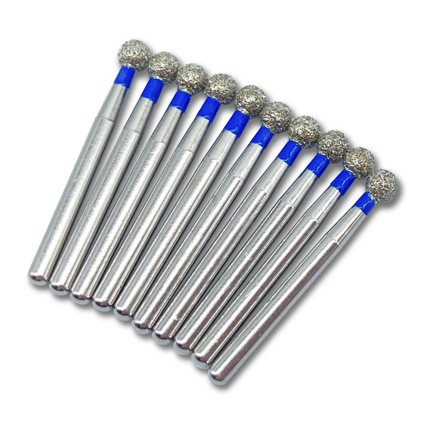 WELLCK 10Pcs/pack Dental Diamond Burs FG 1.6mm for High Speed Handpiece