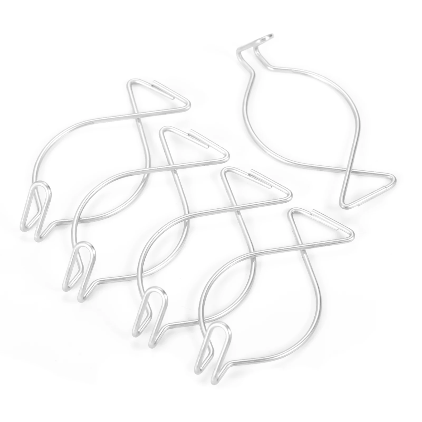 10pcs 58mm Metal Ceiling Hanger Hook Ceiling Tile Hooks Grid Clips Home Wedding Decoration Office Classroom Party Supplies