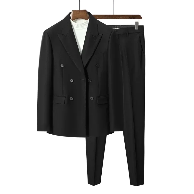 H443  Men's high-end simple suit