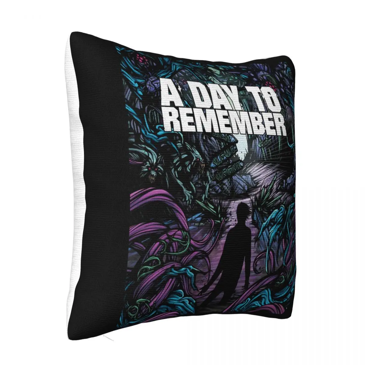 A Day To Remember Homesick Mens Black Cotton Adtr Te Cartoon Character Personalized Fitness Pillow Case