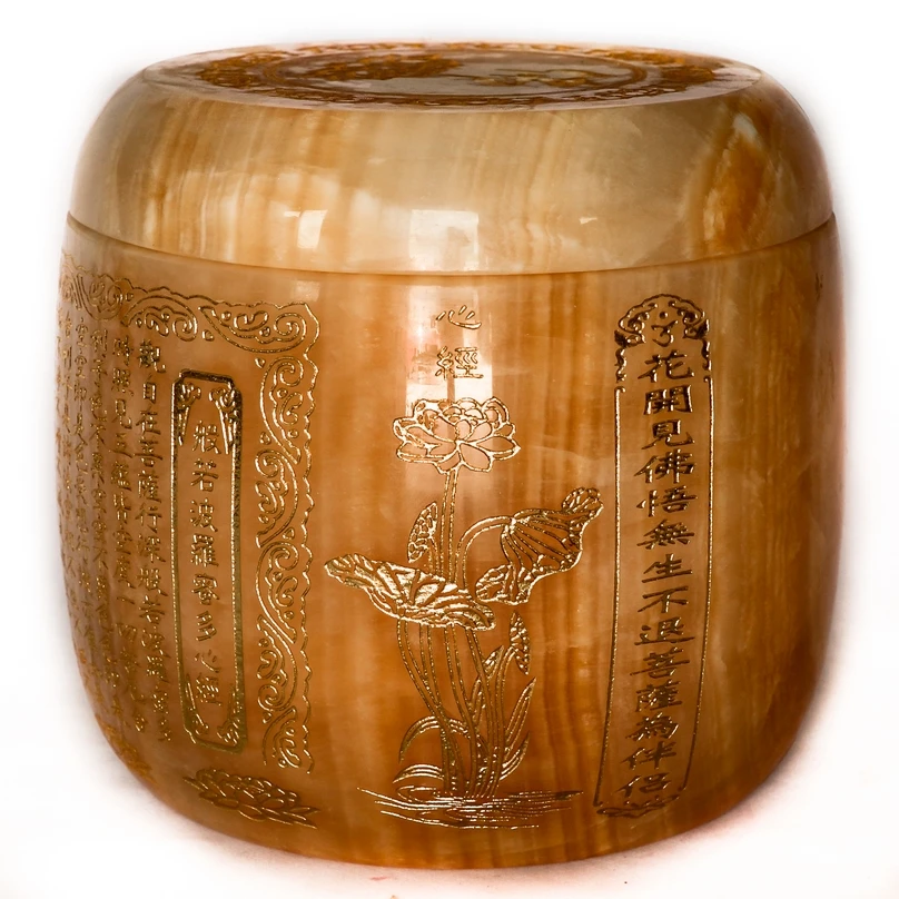 

Blue Marble Brass Ashes Urn