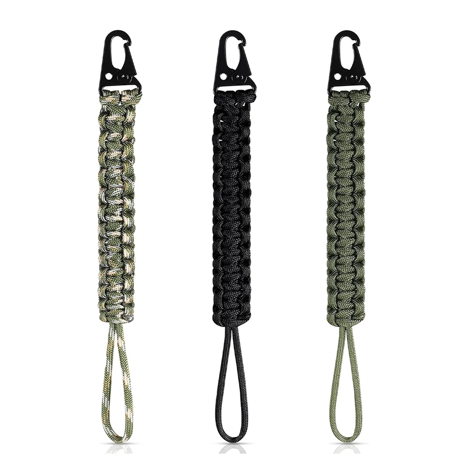 

EDC tether 3 Cobra Braided umbrella rope tactical lanyard suitable for men and women to carry wallet accessories every day