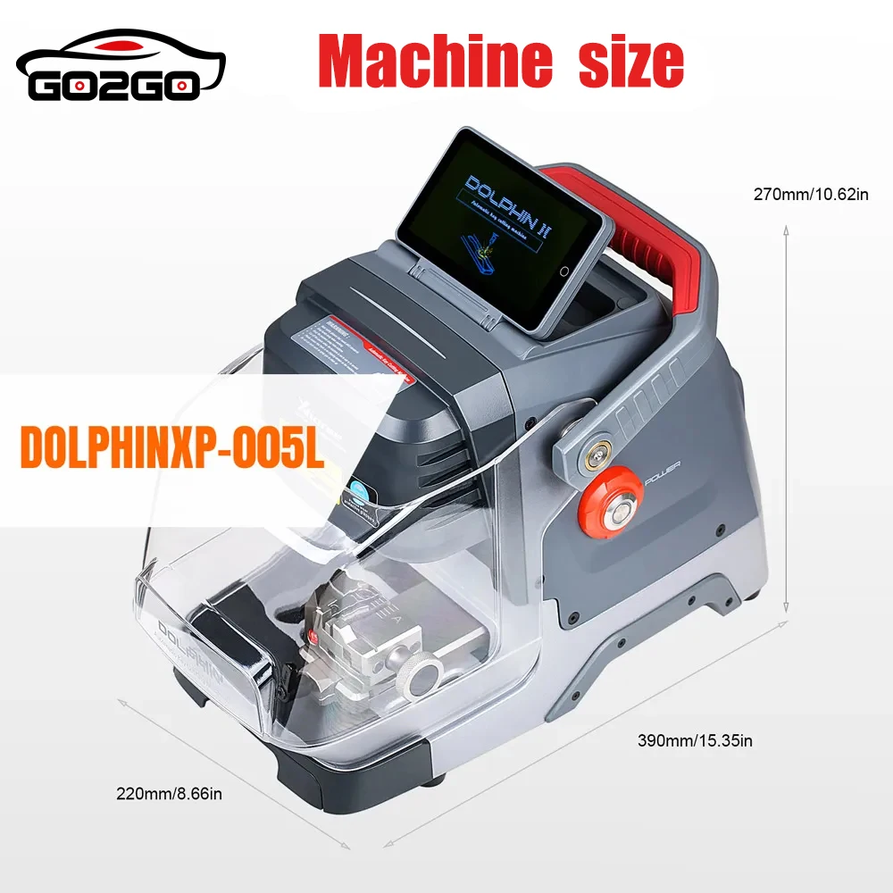 New Xhorse Dolphin XP005L Dolphin II Key Cutting Machine with Adjustable Touch Screen