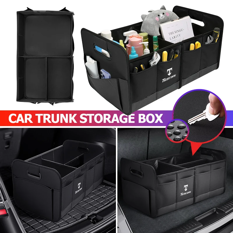 Автомобильный дорожный органайзер, складная сумка для хранения багажника для Hyundai Tuscani II III IV Tuscani Coupe Tiburon I30 I20 IX35