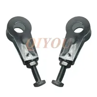 2PCS/Set Chain Tension Adjuster Motorcycle Chain Axle Adjuster Tensioner Puller for YBR125 2005-2014