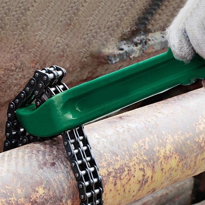 

9/12/16inch Chain Wrench Steels Chain Pipe Wrench Chain Straps Filter Wrench Car Repair Tool Engine Box Spanners