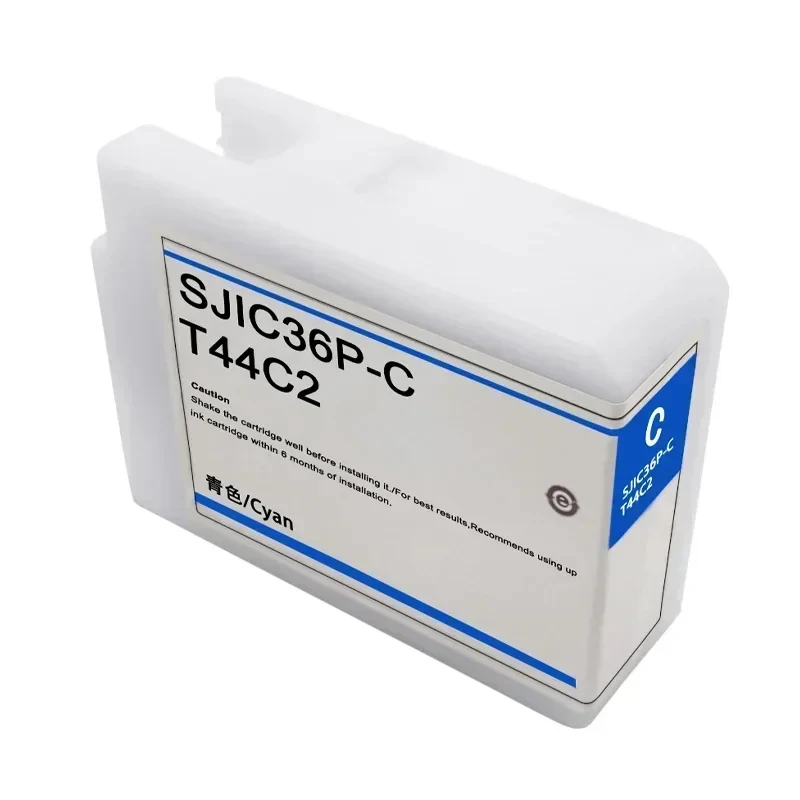 Europe T44C1 T44C2 T44C3 T44C4 Pigment Ink Cartridge for Epson SJIC36P CW-C6500AE 6500PE CW-C6500 CW-C6000 Label Printer