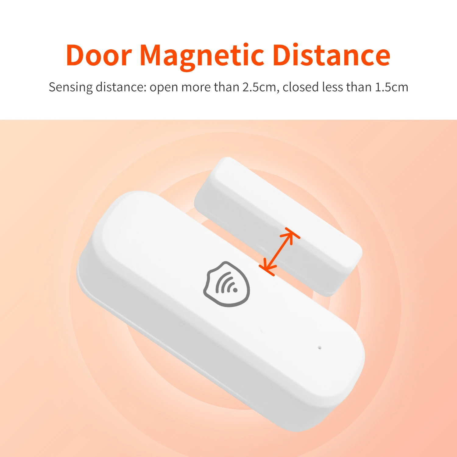 Zigbee WiFi Door Sensor Window Contact Open Close Home Alarm Smart Life Products Tuya App Remote Control Compatible With Alexa