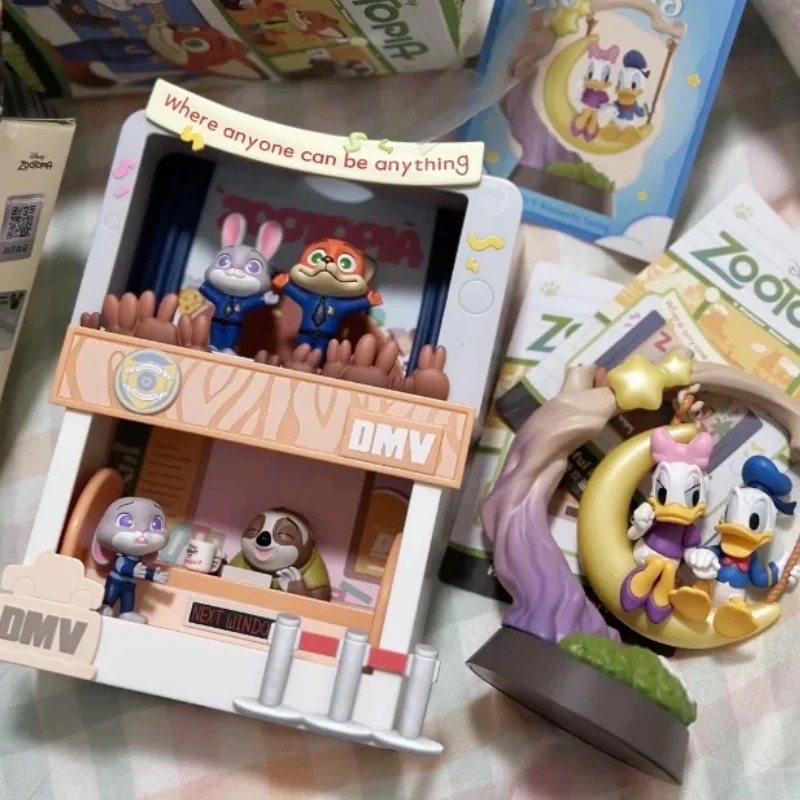 Original Disney Zootopia Highlight Moments Series Blind Box Figuren Nick Wilde Judy Sammlerpuppe Urlaub Geburtstagsgeschenke Spielzeug