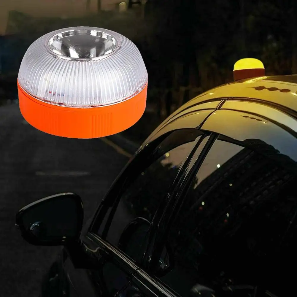 Rechargeable Car Warning Light V16 LED Emergency Flashing Traffic Strong Magnetism Induction Strobe Charging Approved Warn Lamp