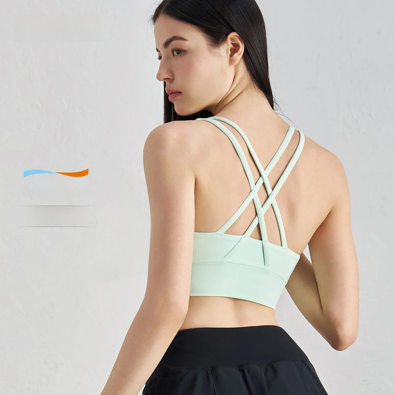 

Бюстгальтер для йоги с красивой спиной, специальный спортивный жилет для пилатеса, подтяжки, амортизирующий топ для фитнеса и бега, женская активная одежда