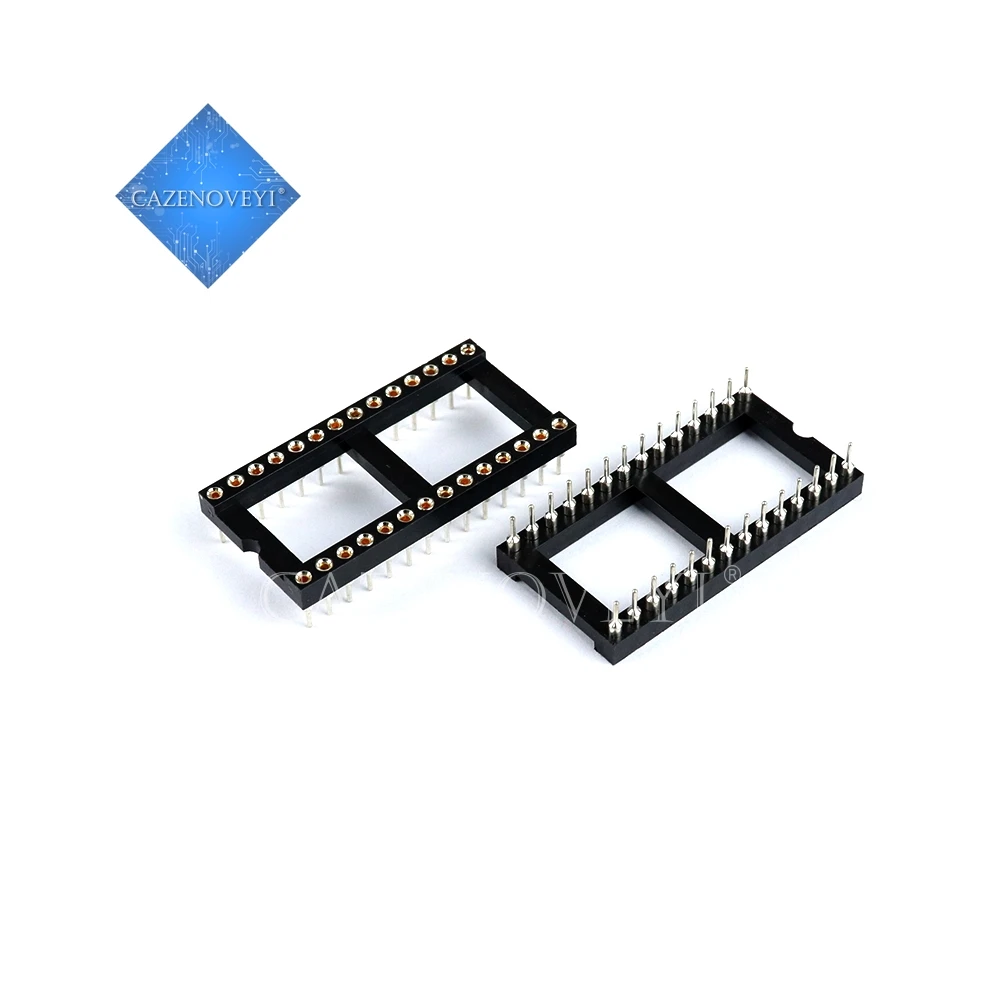 10PCS Round Hole IC socket Connector DIP 6 8 14 16 18 20 24 28 32 40 pin Sockets DIP6 DIP8 DIP14 DIP16 DIP18 DIP20 DIP28 DIP40