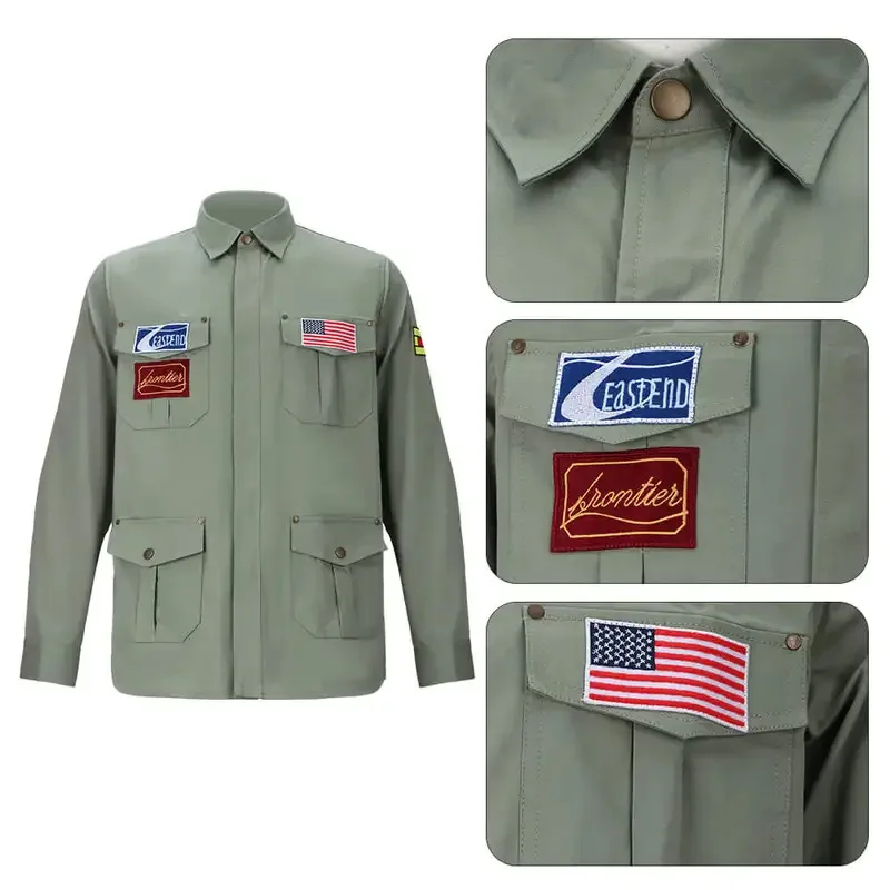 qa156 فيلم الرعب جيمس ساندرلاند الصامت تأثيري حلي لعبة هيل هالوين الحدث عطلة الرجال سترة معطف Takerlama #4