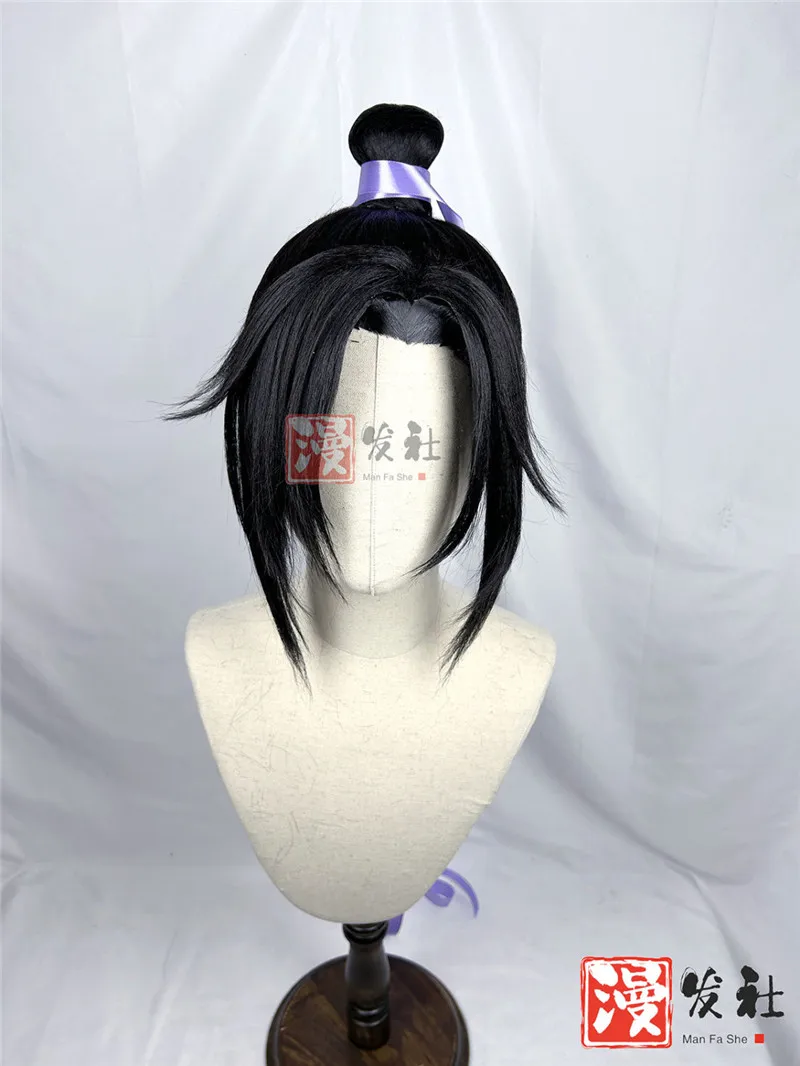スタイル江チェンコスプレウィッグアニメ Mo Dao Zu Shi Cos かつらセット古代スタイルかつら小道具アクセサリーギフト