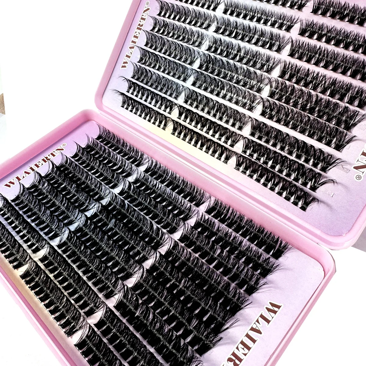 Faux Mink Eyelashes 600 Cluster C ม้วน 9-16 มม.ธรรมชาติ Eyelash Extension 3D รัสเซีย Strip ส่วนบุคคลขนตาแต่งหน้าเครื่องมือ