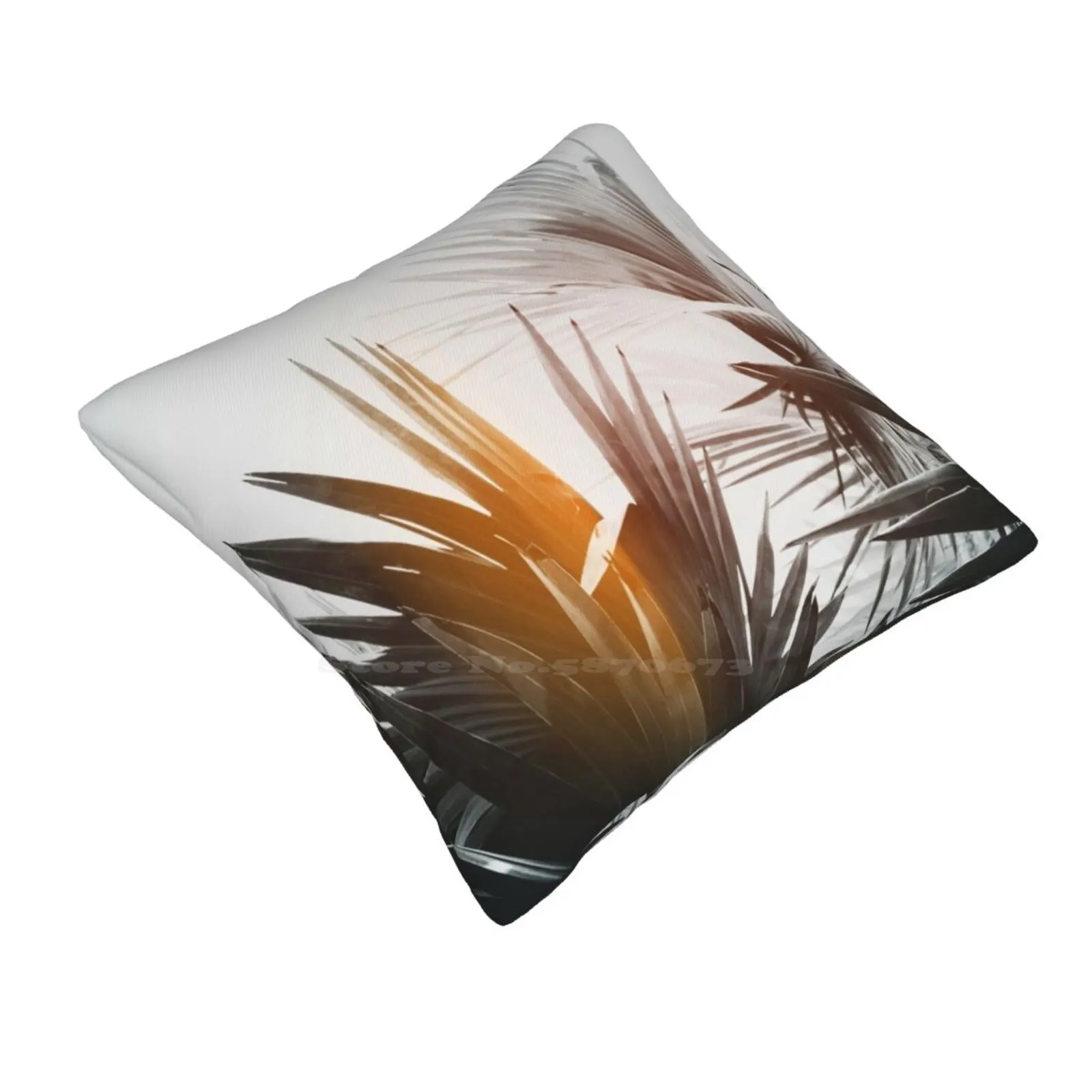 Flare #1 Fashion Sofa Throw Pillow Cover Pillowcase Flare Tropical Art Palm Art Alicia Bock Palm Tree Art Florida California