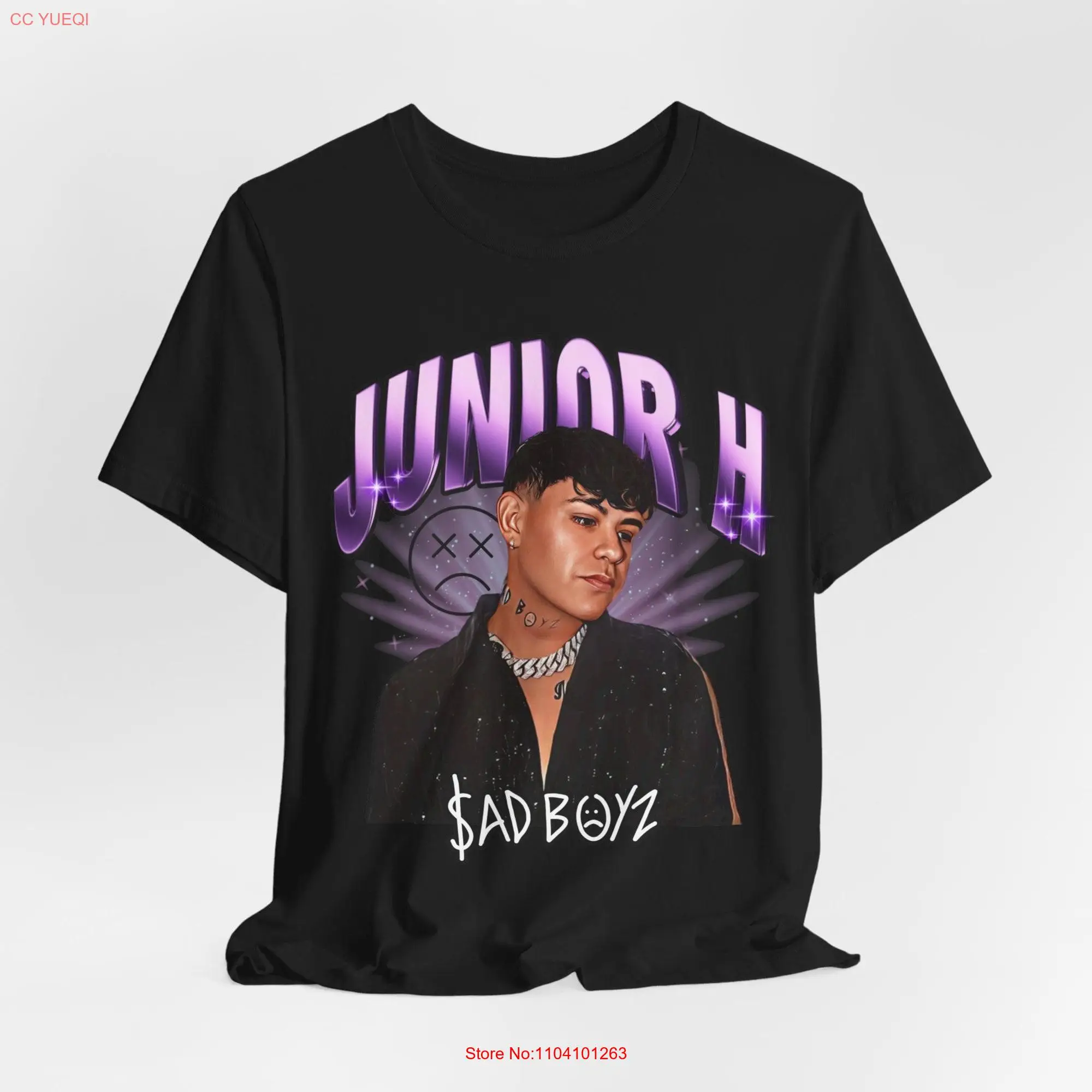 Junior H Sad Boyz Mania t shirt long or short sleeves