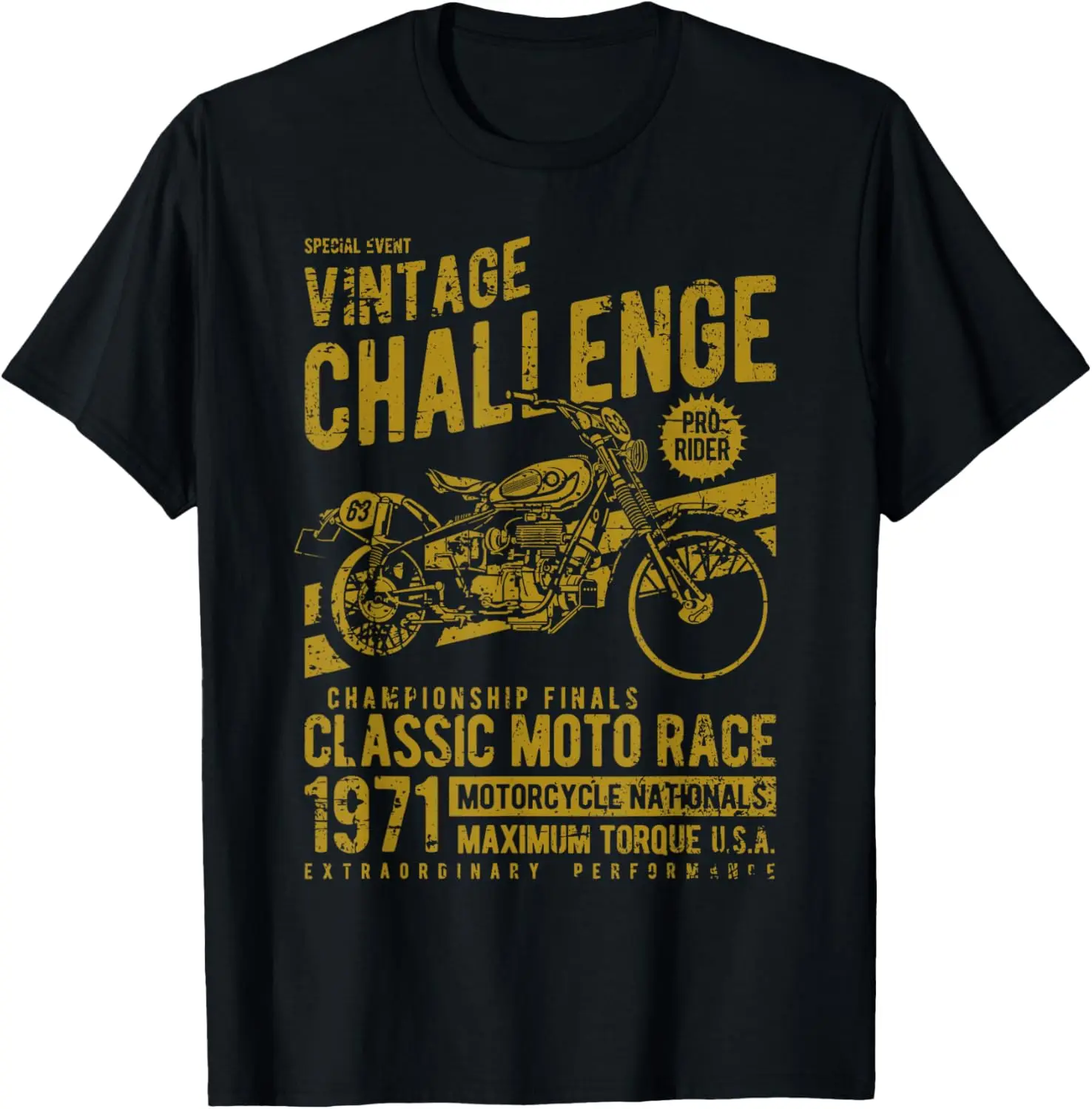 

Винтажная футболка Challenge Motorcycle Race в стиле ретро с потертым дизайном Мотоцикл