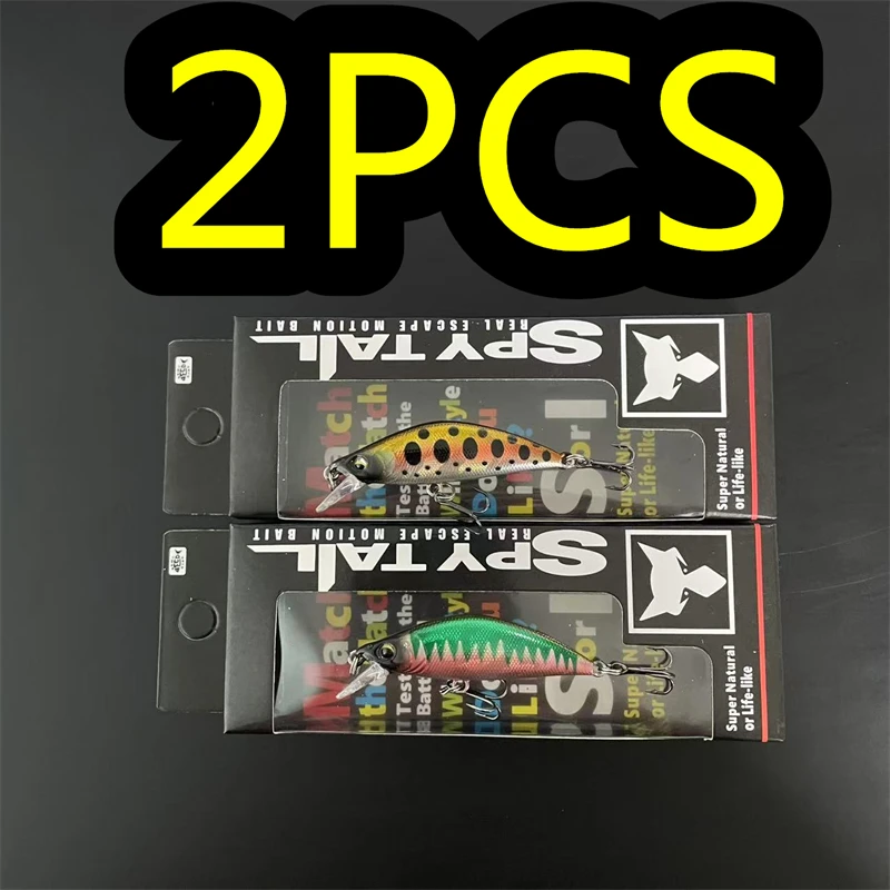 LURETV تيار الطريق يامينو مايكرو الطعم 54S 2 قطعة 5.4 سنتيمتر 5.3 جرام سمك السلمون المرقط ما كو يونيو خطاف الصيد الطعم 9132 #2