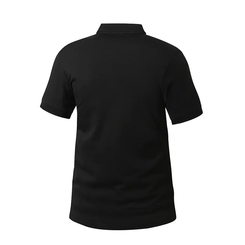 Polo de golf en coton pour hommes, chemises monochromes, vêtements Hip Hop pour hommes, t-shirts en Y, grande taille, 4XL, 5XL, été, 50%