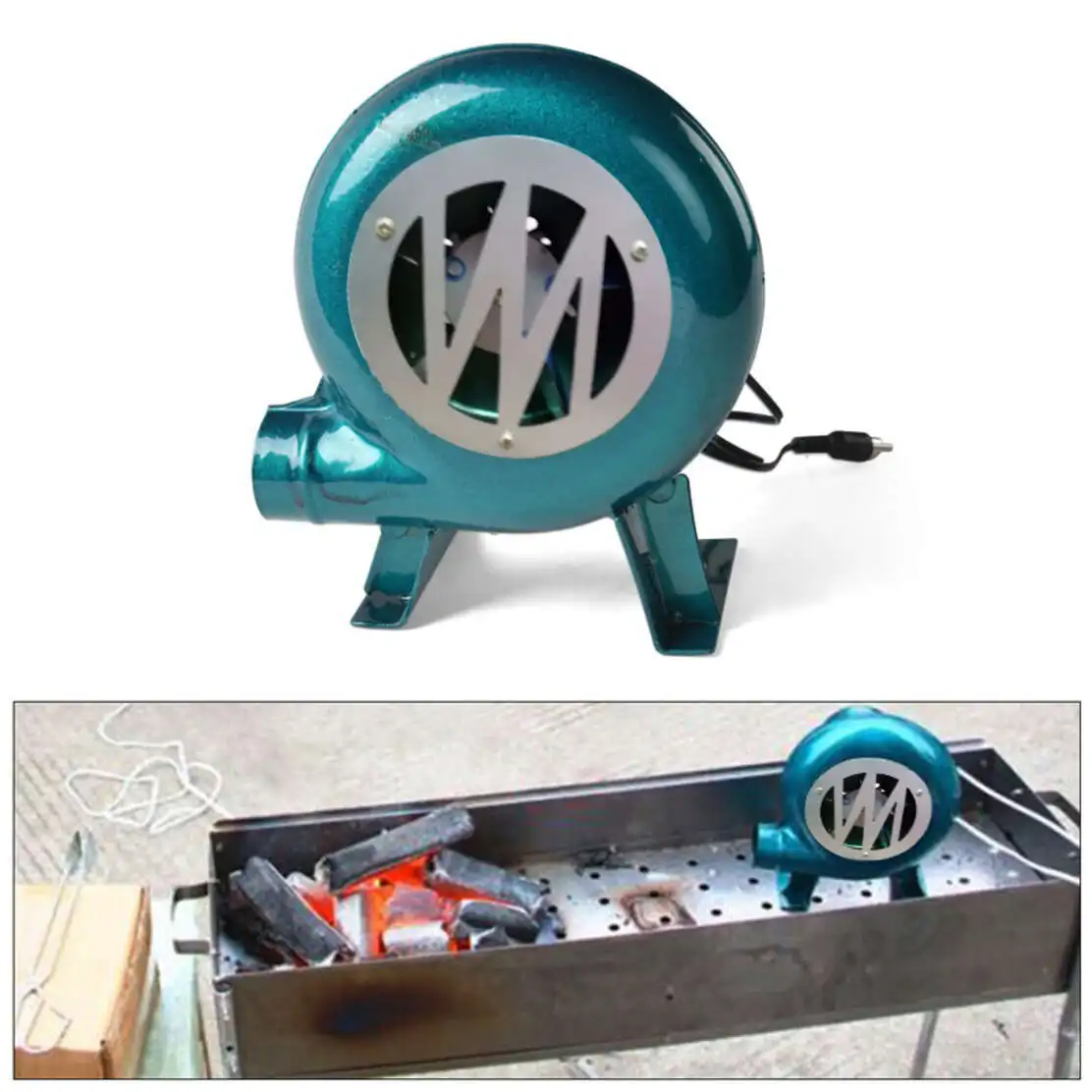 

Electric Combustion Blower Fan For Barbecue Melting Forge Stove Fire 220V 100W