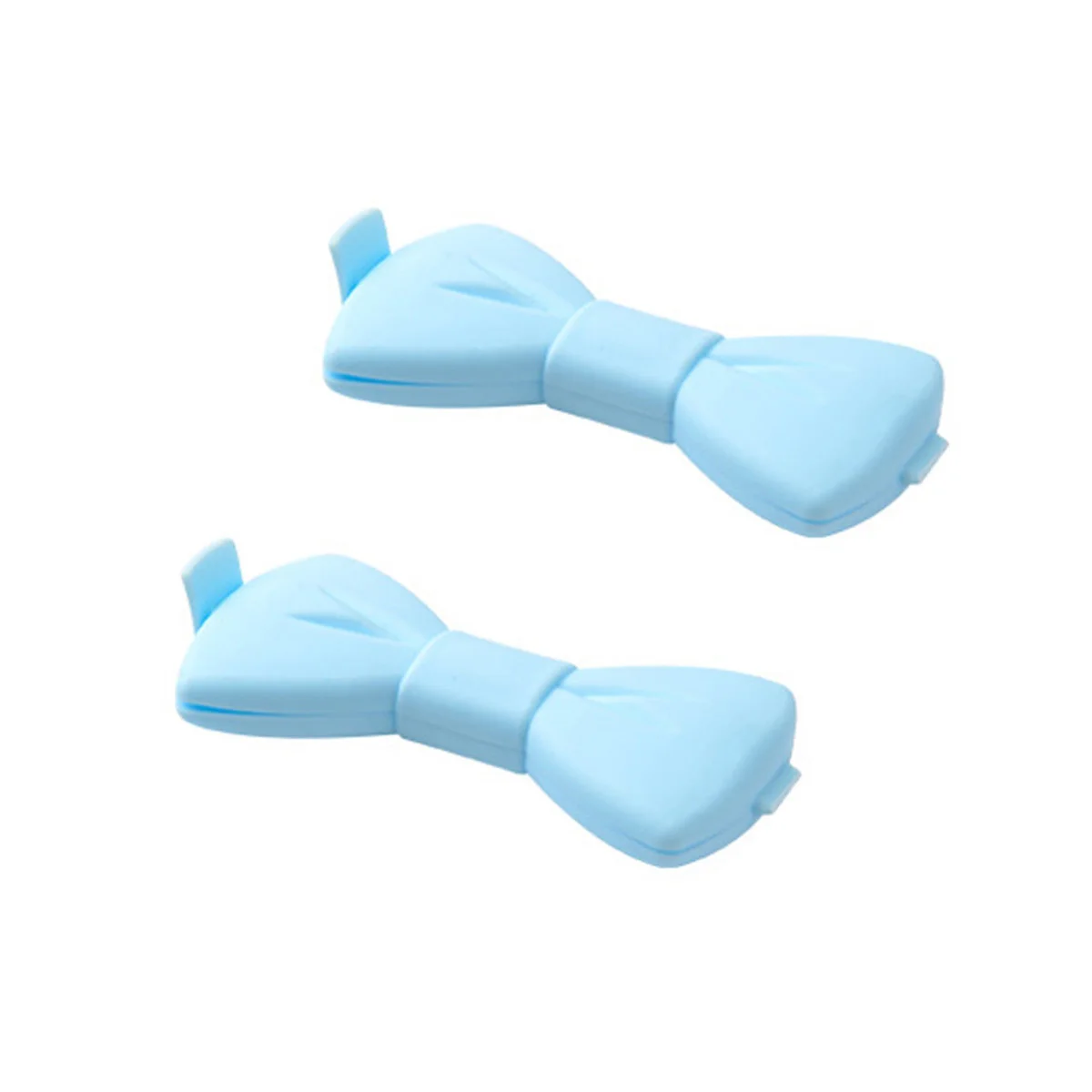 

10pcs Food Bag Sealing Clips Reusable Bow-Knot Sealer For Milk Powder Salt Oatmeal Chips Storage Random Color Assorted Sealing