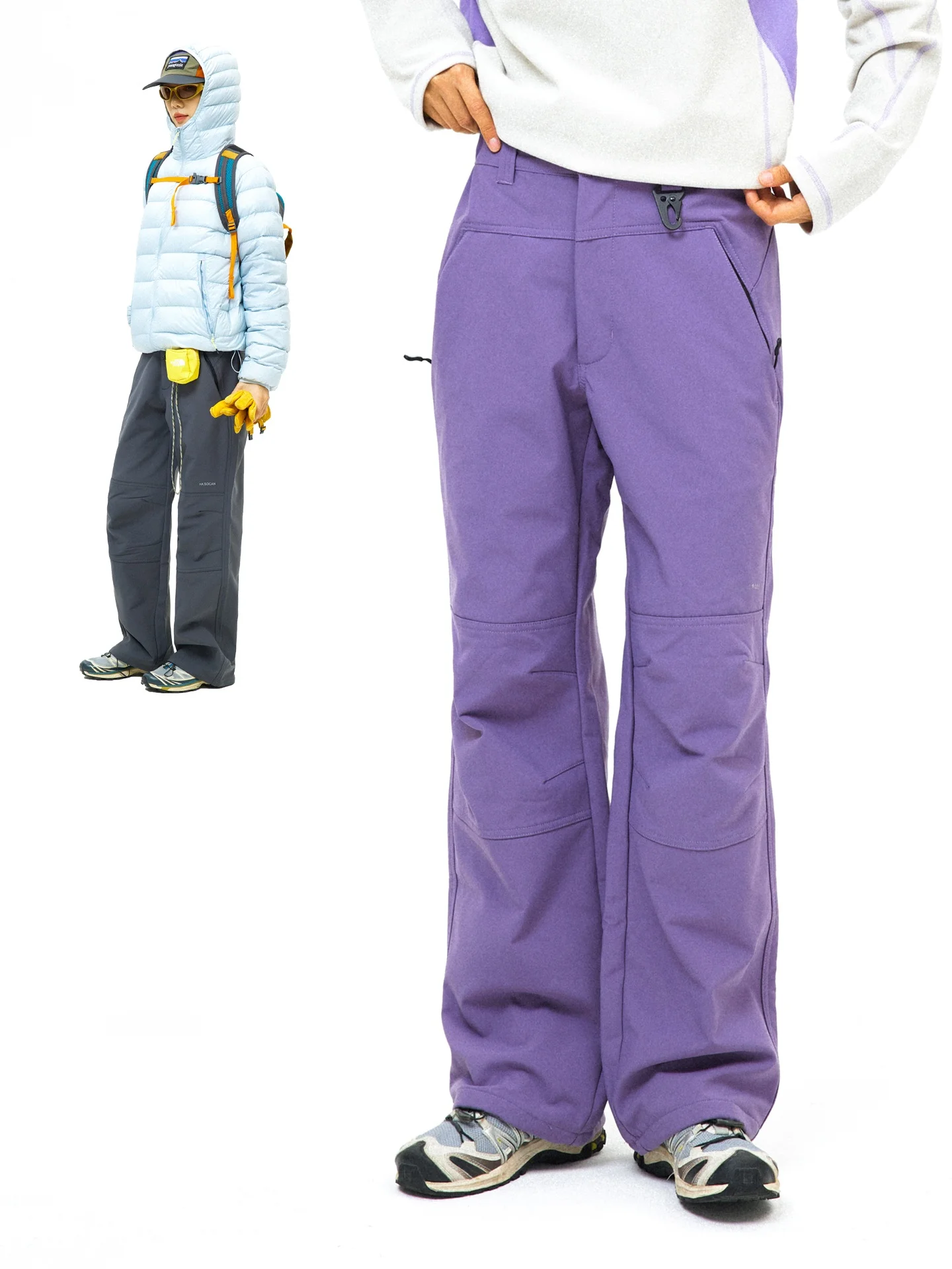 

Зимние брюки Bell Bot для активного отдыха Thiened Fce на подкладке, водонепроницаемые походные брюки для женщин, горная серия