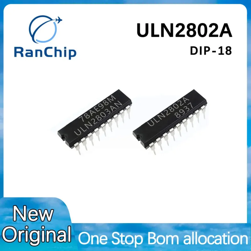 New original  ULN2802A ULN2803A ULN2804A APG Authentic original DIP18 integrated driver chip DIP-18 ULN2803 ULN2803APG ULN2804AP