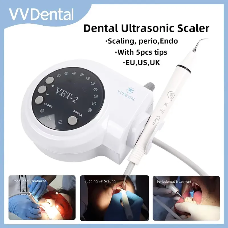 

VVDental Ultrasonic Scaler Machine Fit for Woodpecker EMS Remove Tooth Calculus Smoke Stains Teeth Whitening Tools For Dentists