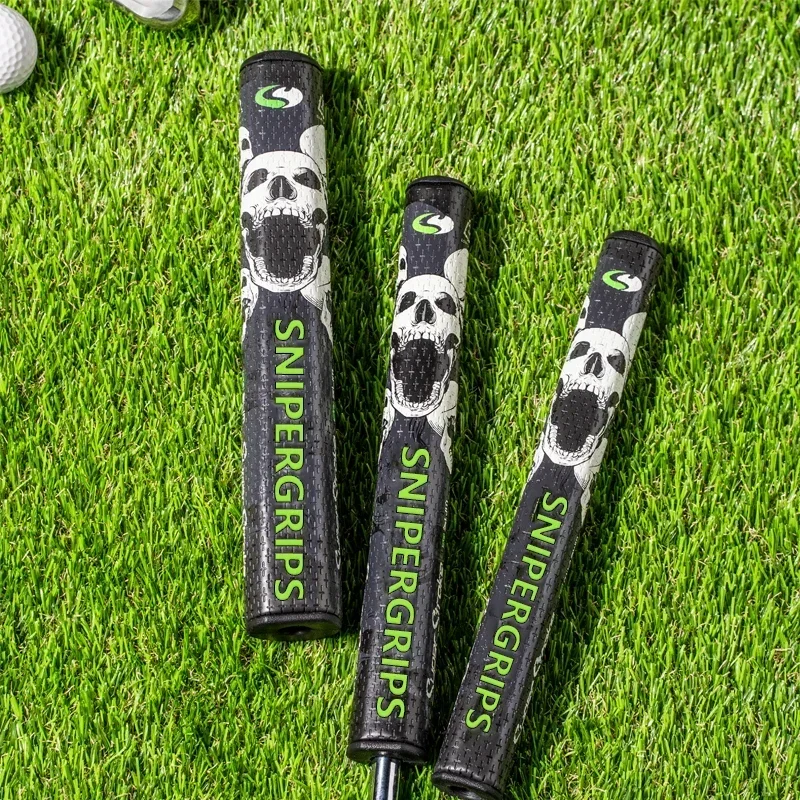 Impugnatura per putter da golf Impugnature per putter modello teschio Impugnature per mazze da golf con sensazione morbida SENZA PELLE, 2.0,3.0,5.0